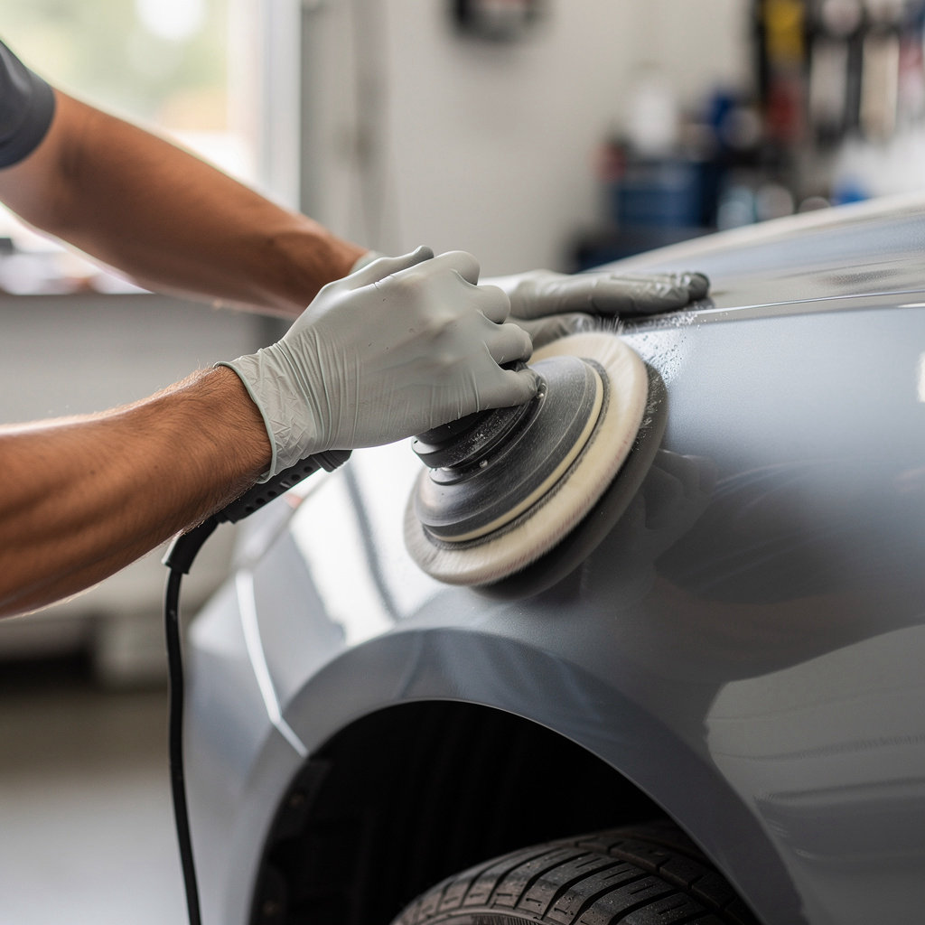 Grand Auto Body and Paint San Diego San Diego technician performing expert auto body repair and paint services in San Diego, California
